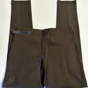 2/$30 Leyla Brown Front Stitch pants Size 10